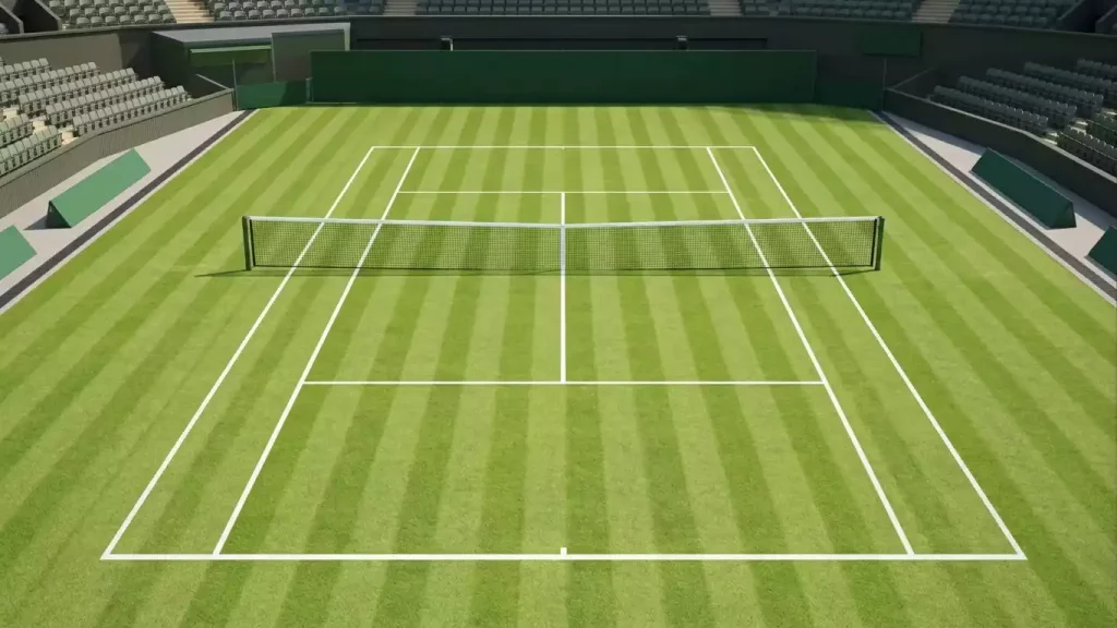 wimbledon rasenplatz vogelperspektive